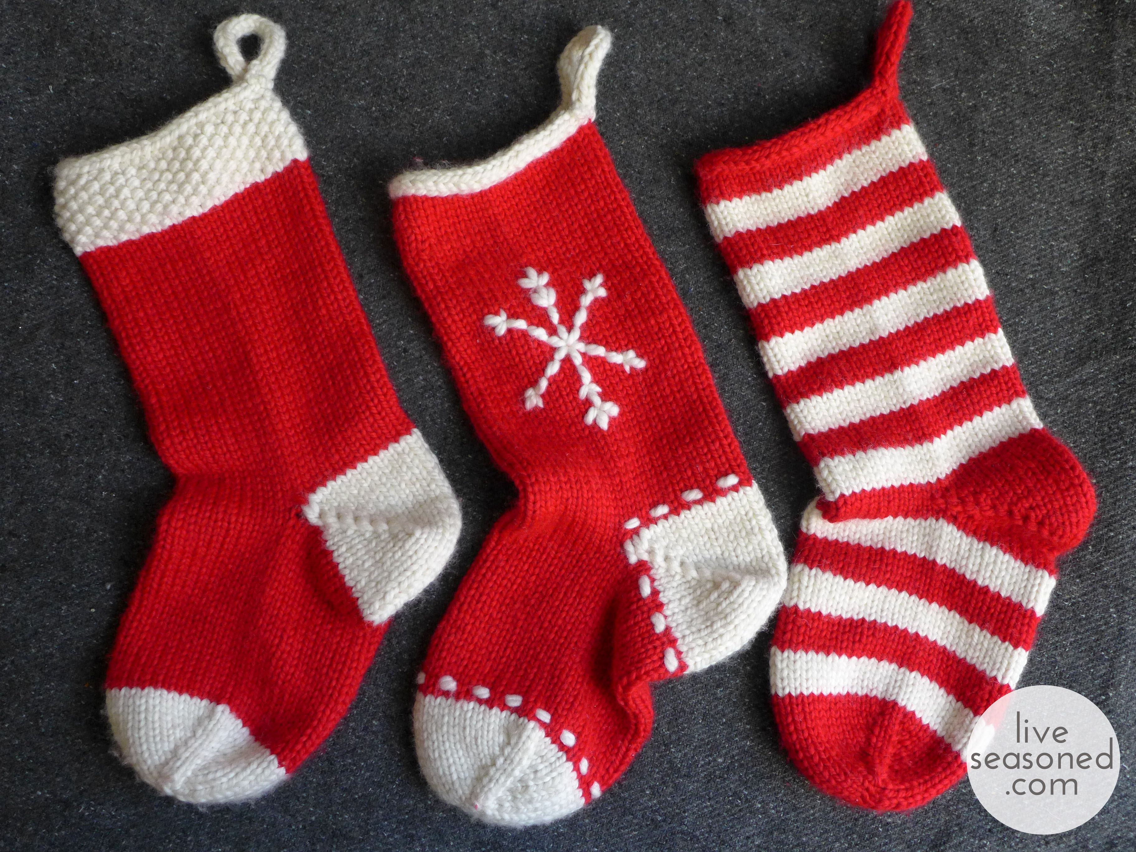 Christmas Cable Knit Stocking  Knitting Pattern 