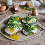 Potato Patties With Egg and Asparagus