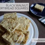 Black Walnut Shortbread Cookies