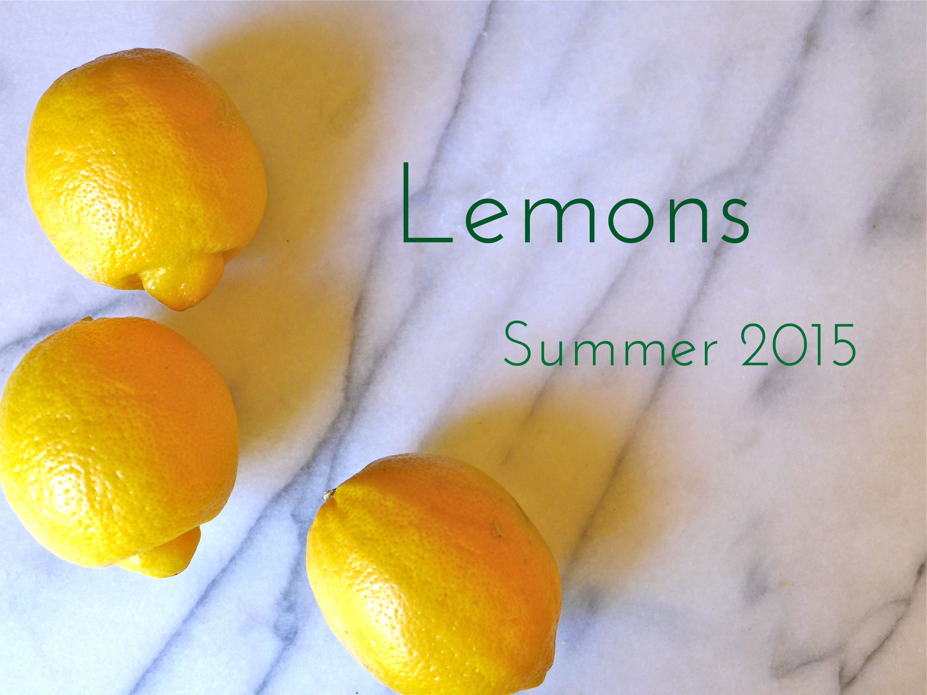 Summer 2015 : Lemon