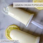 Lemon Cream Popsicles