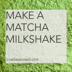 Matcha Green Tea Milkshake