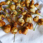 Chive Blossom Fritters