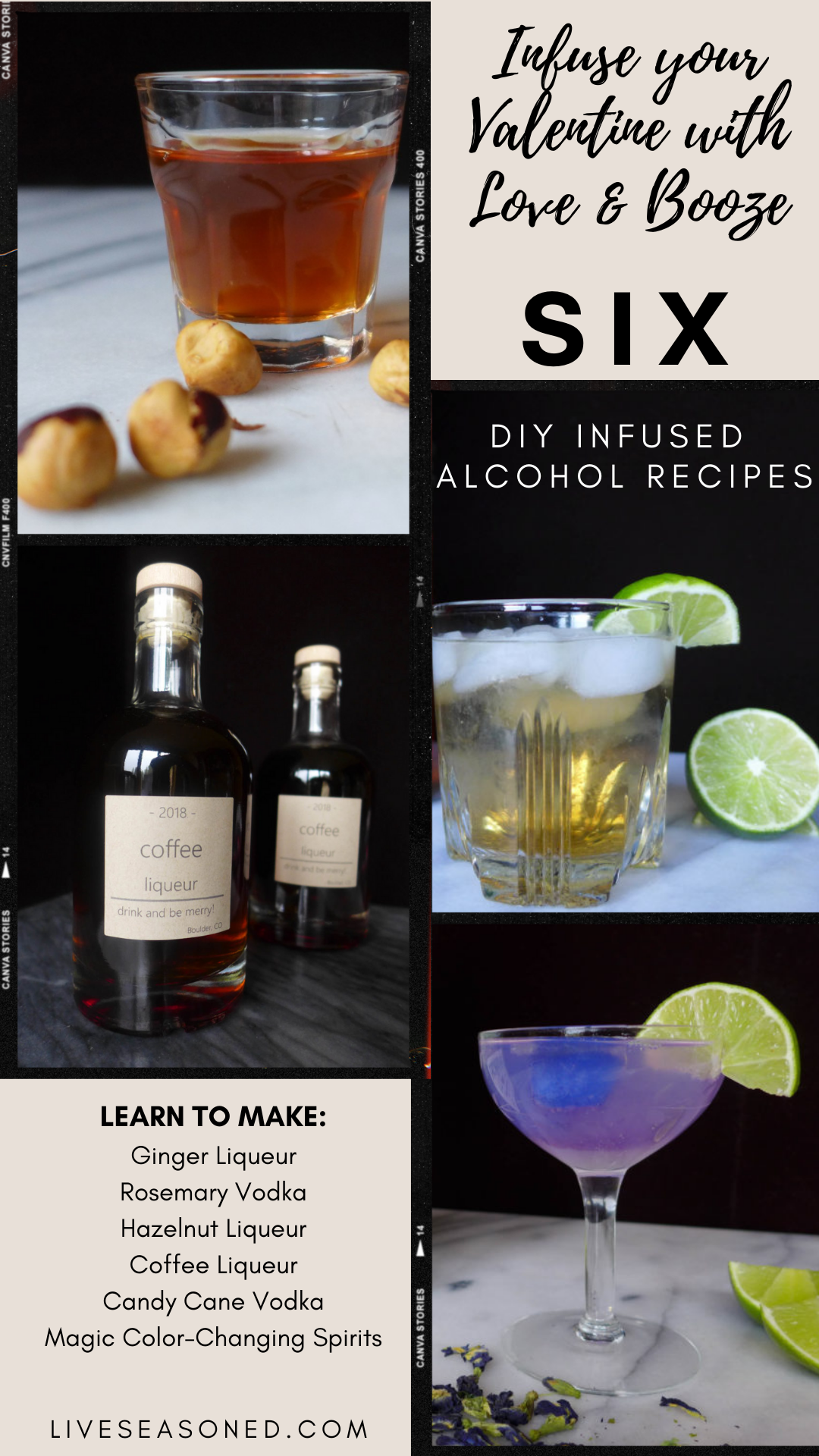 Six Easy Infused Alcohols for your Valentine (or Yourself!)